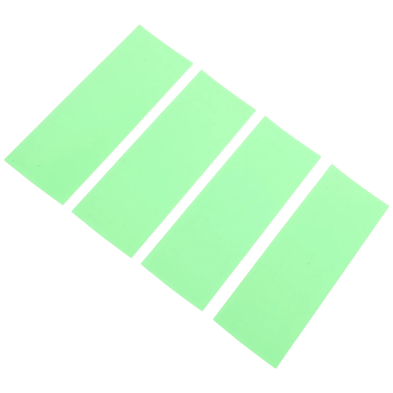 4Pcs Fingerboard Grip Tape Fluorescent -in-The-Dark 38mm110mm Anti-Slip Mini Skateboard Stickers DIY Finger Boards