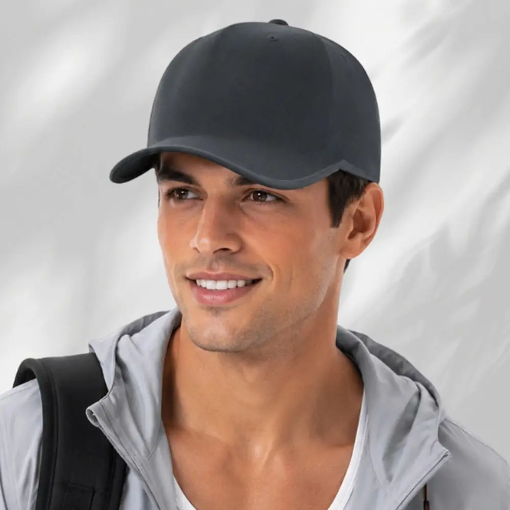New Design Seamless Baseball Cap Quick Drying Lightweight Outdoor Hat Packable Polyester Visor Cap