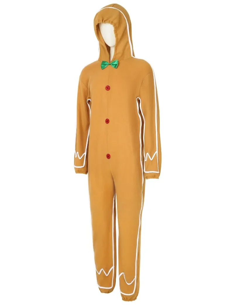 New Arrival Gingerbread Man Cosplay Costumes Kids Jumpsuit Children Doll House Decoration Christmas Children's Birthday Gifts