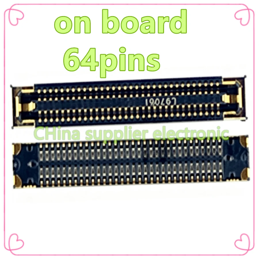 For Samsung Note10 F7070 motherboard cable display seat connection seat inline 64pins on board flex