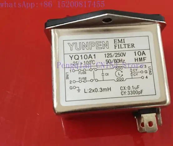 YQ10A1 YQ06A1 filter switch socket with fuse integrated   YQ04A1