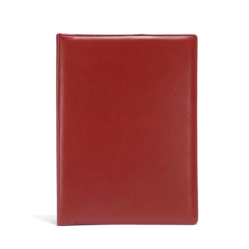 GW-A4 Conference Folder Multifunctional Business Folder Leather Contract File Folders Filing Office Folder Chool Folder