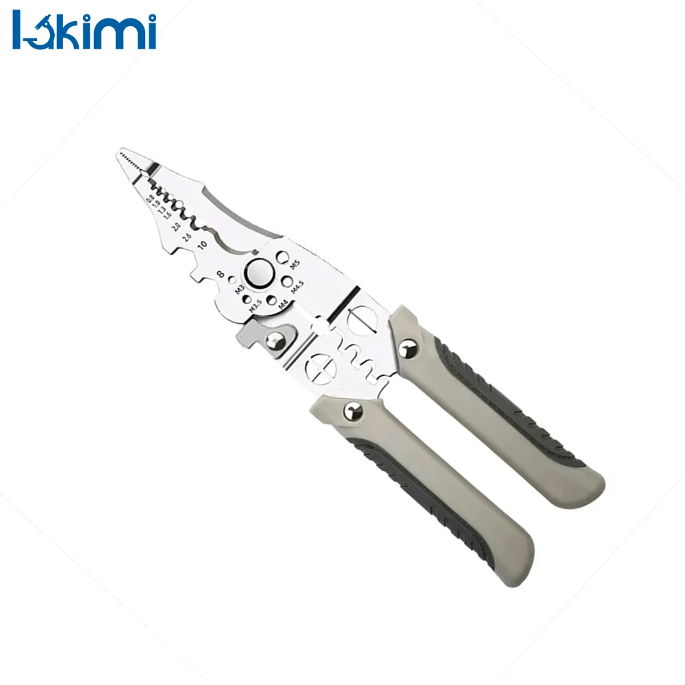 

Handheld Branching Tool, Electrician Stripping and Crimping Pliers, Multifunctional Wire Cutting Pliers LA-AA15