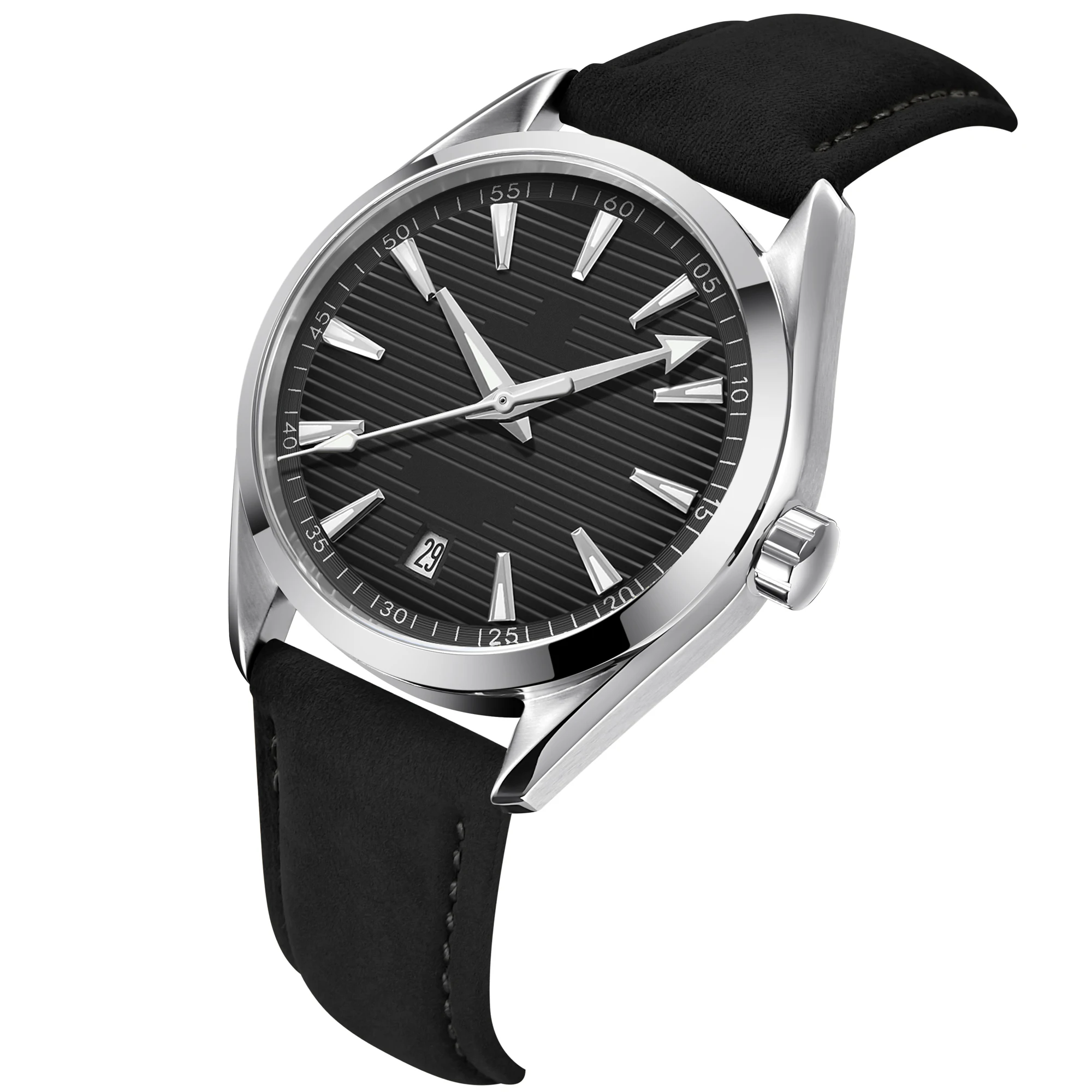 Benutzerdefiniertes Logo DIY 41mm NH35 Uhrwerk Herrenuhr Wasserdicht Hochwertige Luxus-Saphirglas Herrenuhr RELOJ FOR YOU – Detail 10