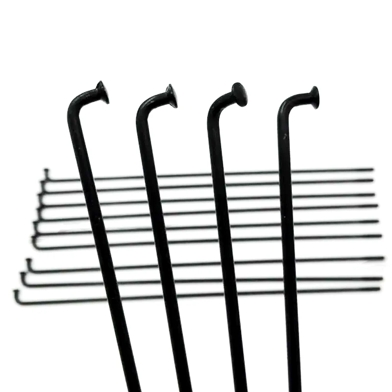 AliExpress NONE 37PCS J-Bent Black Steel Bike Spokes 12G Diameter 2.5mm MTB Bicycle Wheel Spokes Length 122‑195mm with Nipples Bike Parts