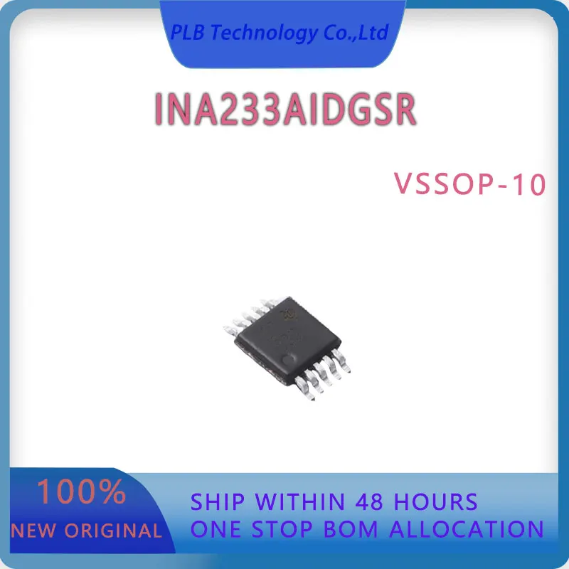 Original INA233 Integrated Circuit INA233AIDGSR VSSOP-10 Electronics Energy Monitor Stock IC Chip New