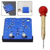 35mm Hinge Jig For Woodworking Concealed Hinge Hole Template Aluminium Alloy Drill Guide Locator For Doors & Cabinets M2J0