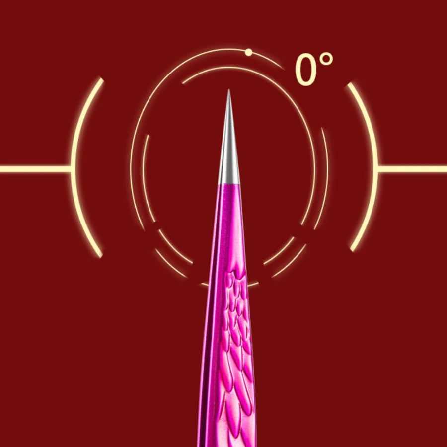 Nuove pinzette Innesto ad alta densità Ciglia finte Pinzette Ciglia antiscivolo Insegnante Professionale Pinzette per ciglia angelo