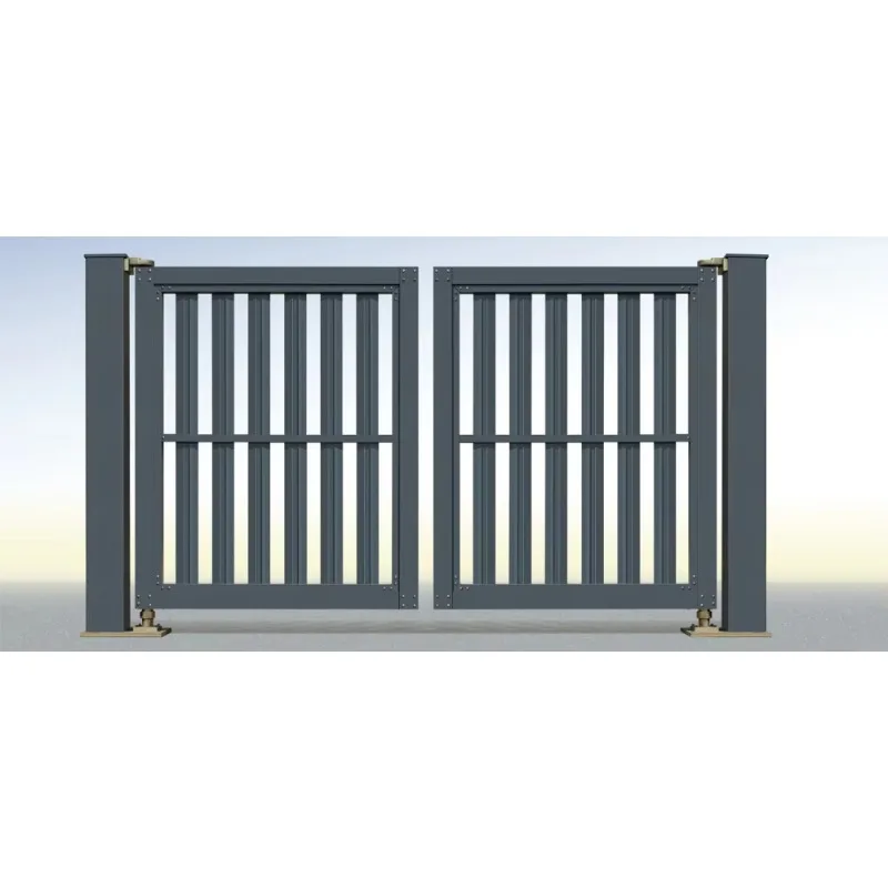 

Modern Outdoor Industrial Garden Swing Gate One Leaf Automatic Sliding Design For Steel Aluminium Wood Iron Mainly Used Houses