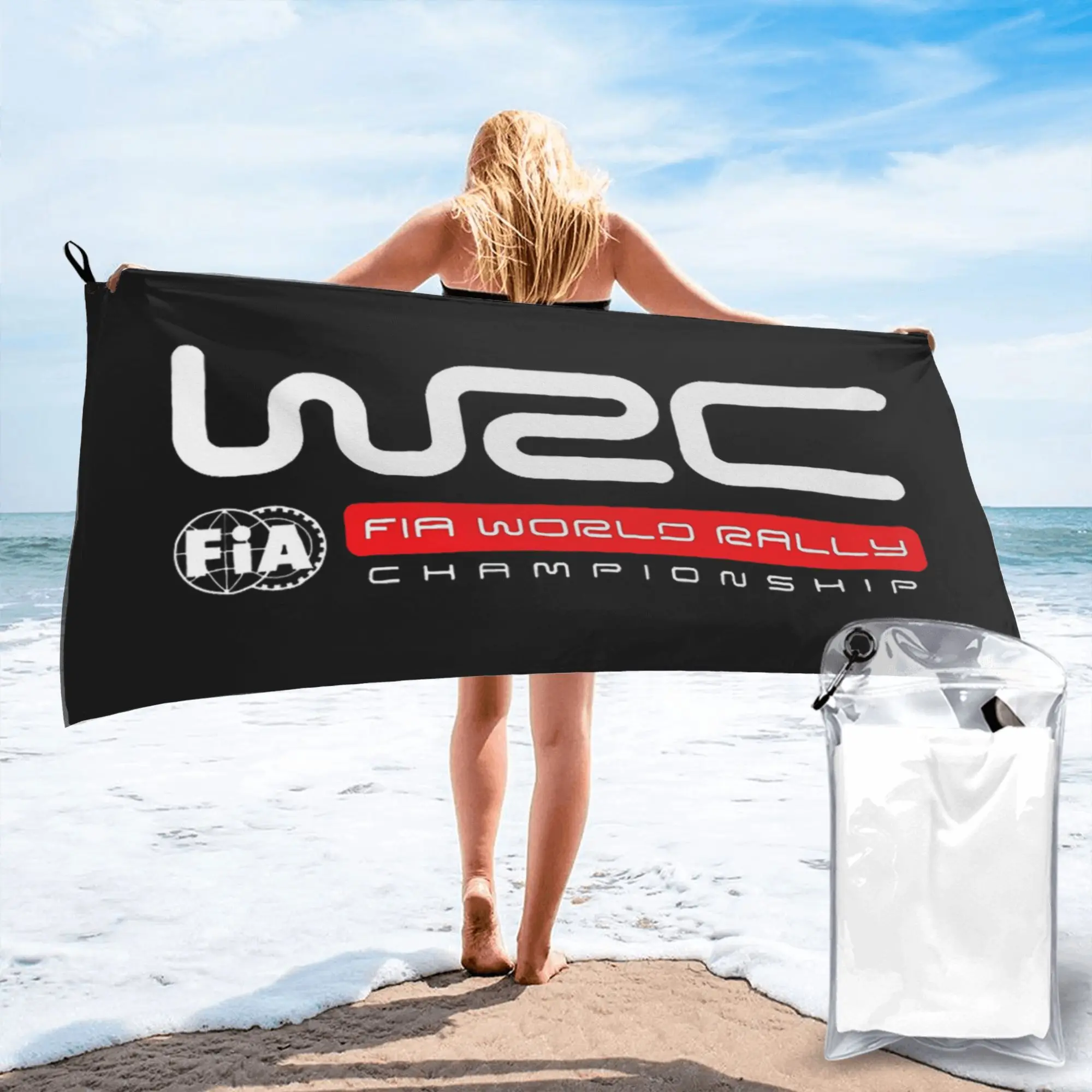 World Rally Championship WRC Beach Towel Soft Microfiber Quick Dry Absorbent Quick Towels For Yoga