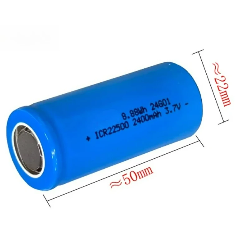 

22500 3.7V for lithium battery ICR22500 replaces 3 AAA dry batteries for natural gas flashlight