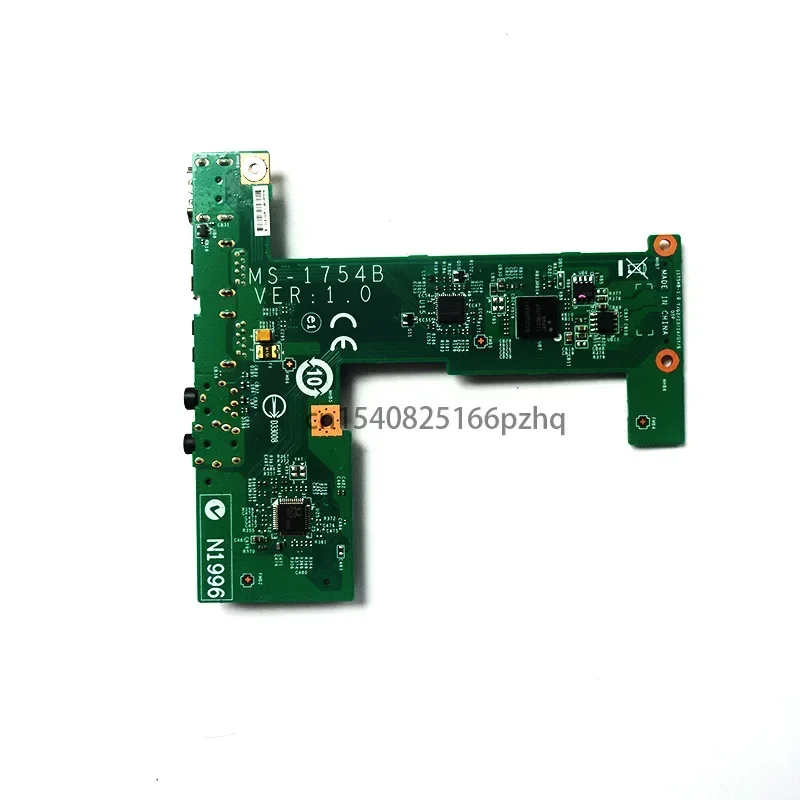 Used FOR MSI FX720 Cx70 USB Audio SOUND HD Small Board MS-1754 MS-1754B VER: 1.0