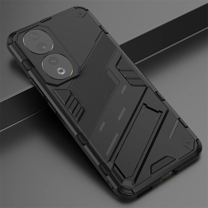 For Honor 90 Pro Case Magnetic Holder Armor Shockproof Phone Case For Xonor Honer Honar 90Pro Honor90 Honor90Pro 5G Back Cover