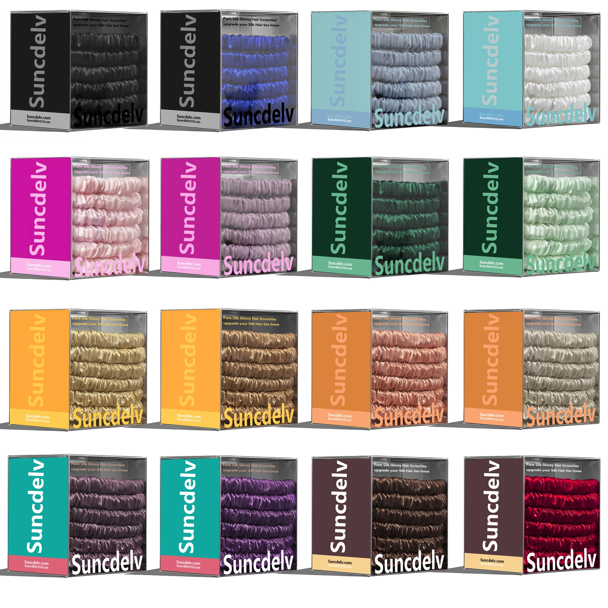 

Набор роскошных шелковых резинок для волос (6 шт.) - не повреждают волосы, не оставляют заломов, подходят для густых и тонких волос