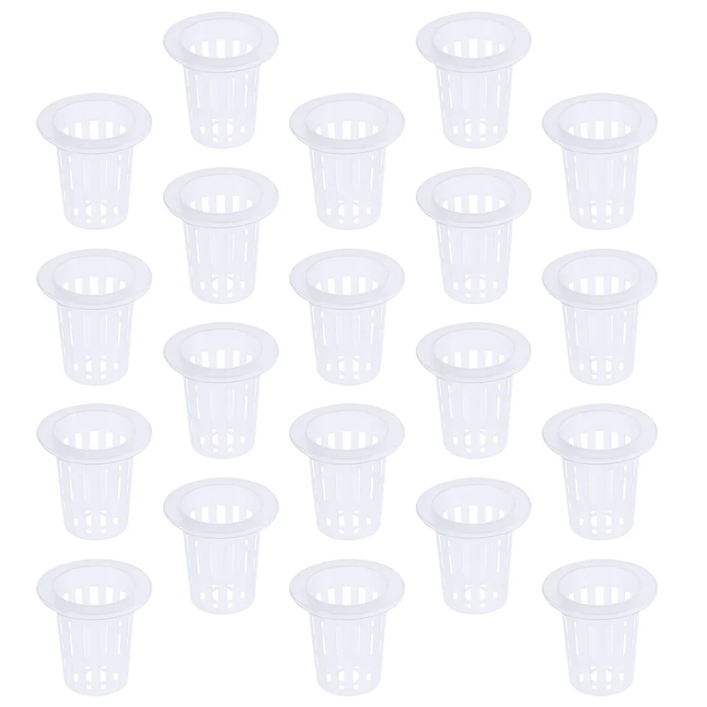 

60pcs Root Fixer Plant Cups Hydroponic Baskets Pot Fixed Soilless Planting Garden Root Pots Nursery Breathing Design Durable