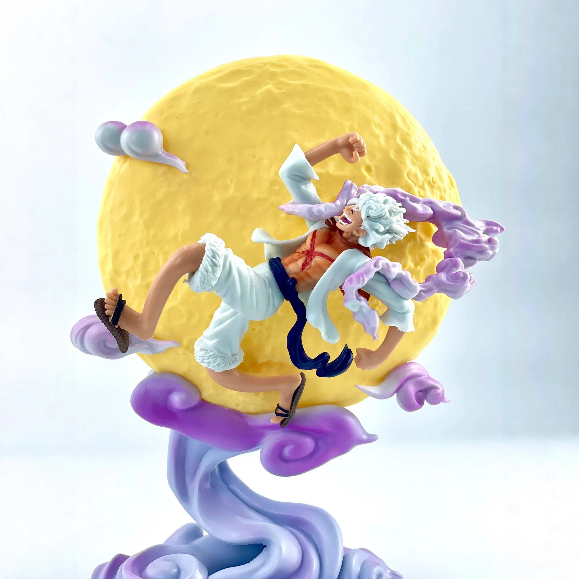 One Piece Luffy Gear 5 Nika Glow Figure Anime Décor Cadeau pour Garçons Enfants