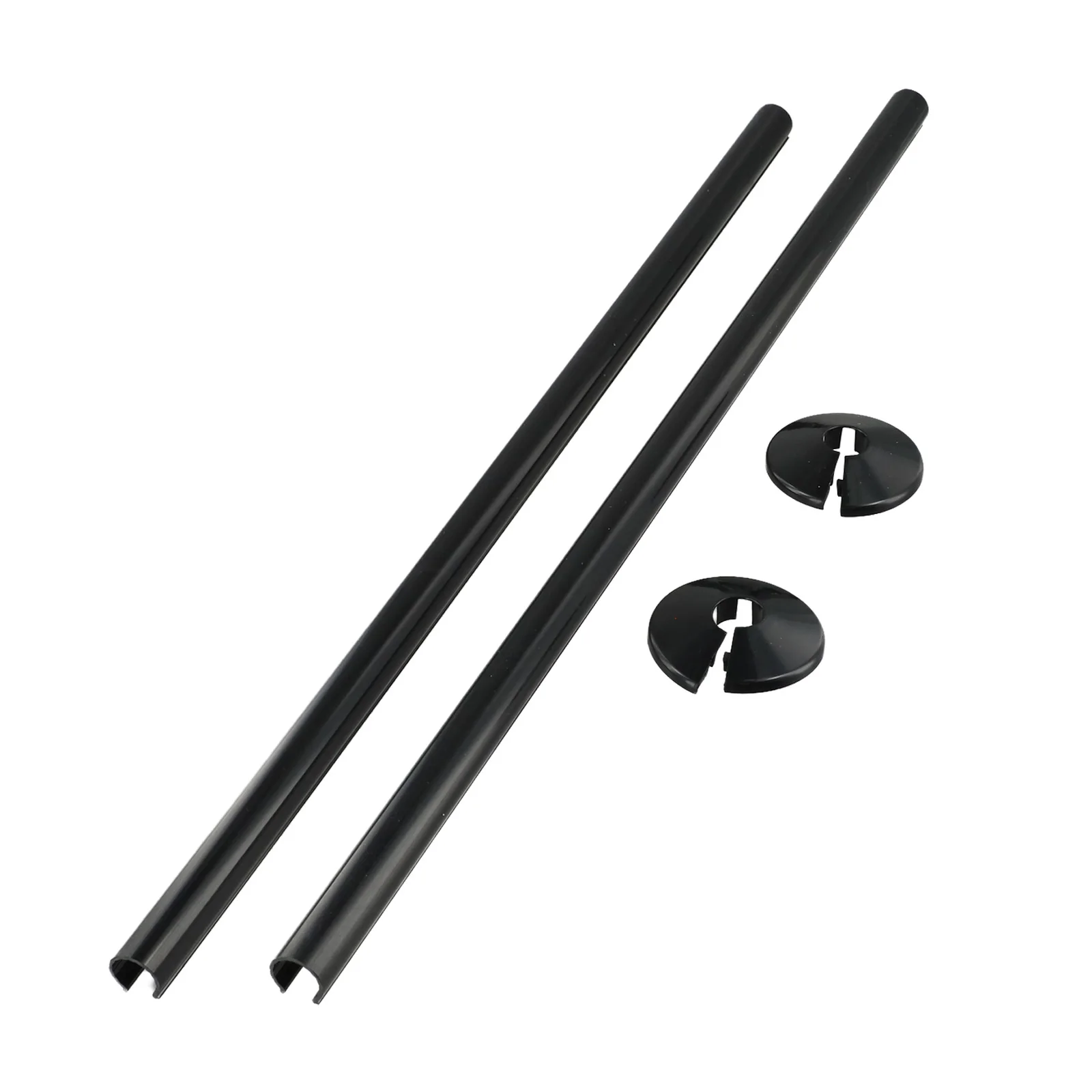 Complete Pipe Cover Kit Versatile Sizes 15 X 500mm Radiator Pipe Covers Complete Installation Kit Plastic Pipe Covers