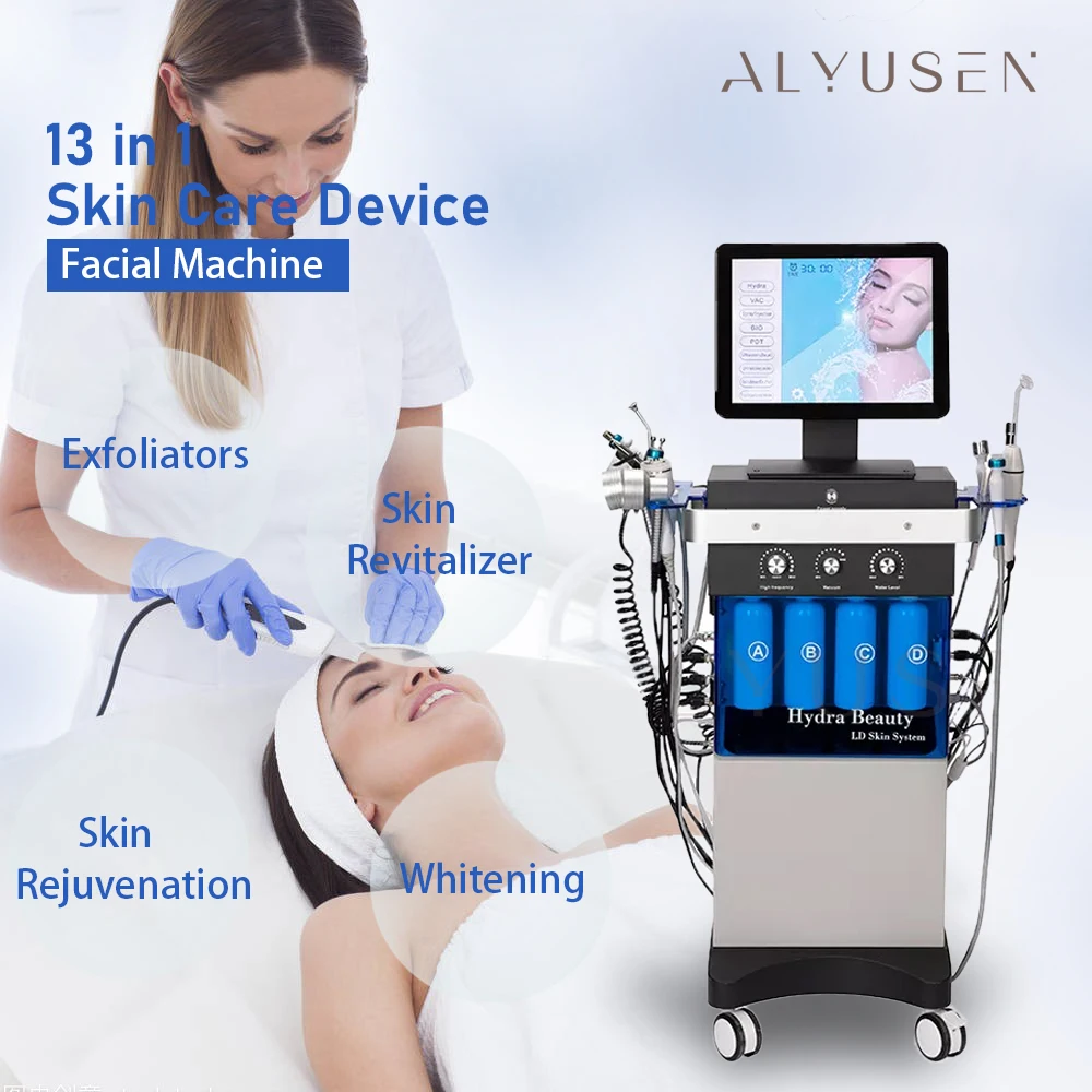 

2024 NEW 14 In1 Hydra Dermabrasion Skin Care Face Tightening Facial Cleaning Aqua Peel Hydrofacial Spa Machine Salon With CE