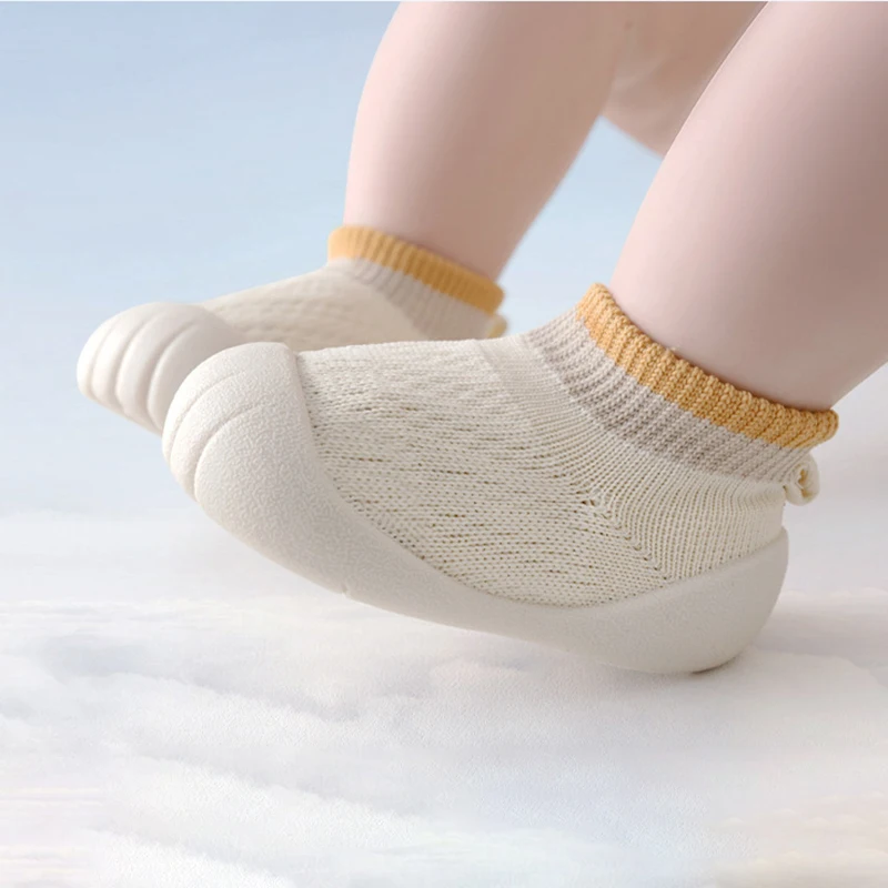 MILANCEL Baby Floor Shoes 0-3 Y Children\'s Soft Soled Shoes Autumn Winter Infant Girls Non Slip Socks Toddler Boys Step Shoes