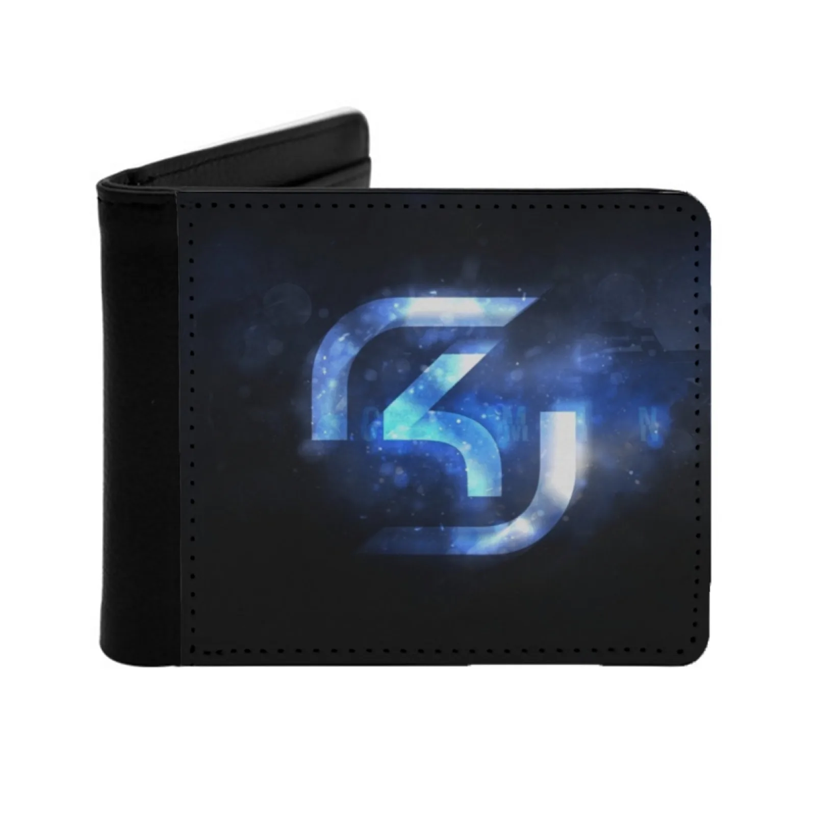 Short Men's Wallet Multifunction Purse Male Pu Leather Wallet Counter Strike Stream Sk Esports Twitch Iem Esl Personalized