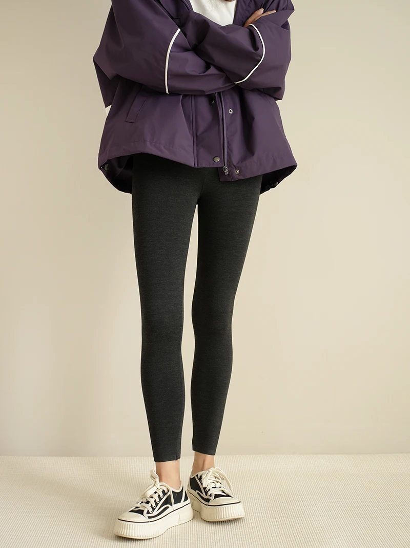 

Женские утепленные леггинсы с высокой талией, осенне-зимние, комфортные, теплые, эластичные, повседневные, длинные брюки