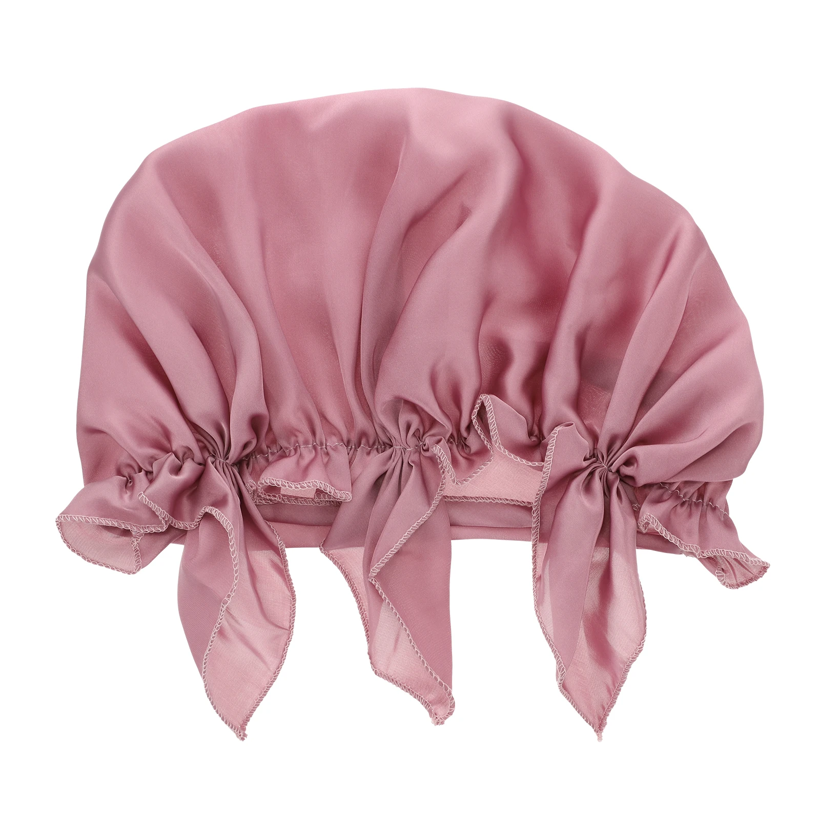 

Imitation Silk Bonnet Night Hat for Sleep Hair Care Hair Care Maternal Cap Adjustable Shower Cap