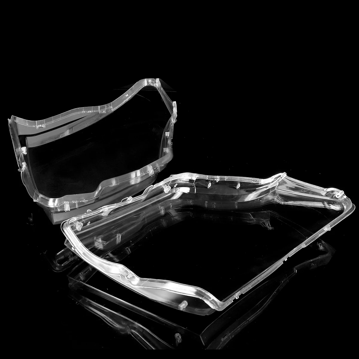 Car Front Headlight Cover For Mitsubishi Pajero V87 V93 V97 2007-2018 Headlamp Lampshade Head Lamp light glass Lens Shell Caps
