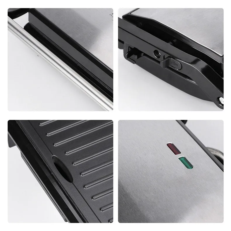 Machine à Griller les Sandwichs, le Panini, le Steak, le Petit Déjeuner, le Burger, le Toast, la Saucisse, 1000W