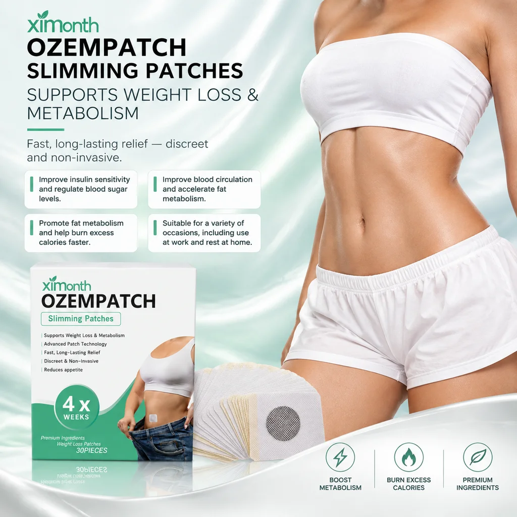 Ximonth Herbal Navel Patch Promote Metabolism Burn Fat Improve Gastrointestinal Circulation Eliminate Edema Body Detoxification