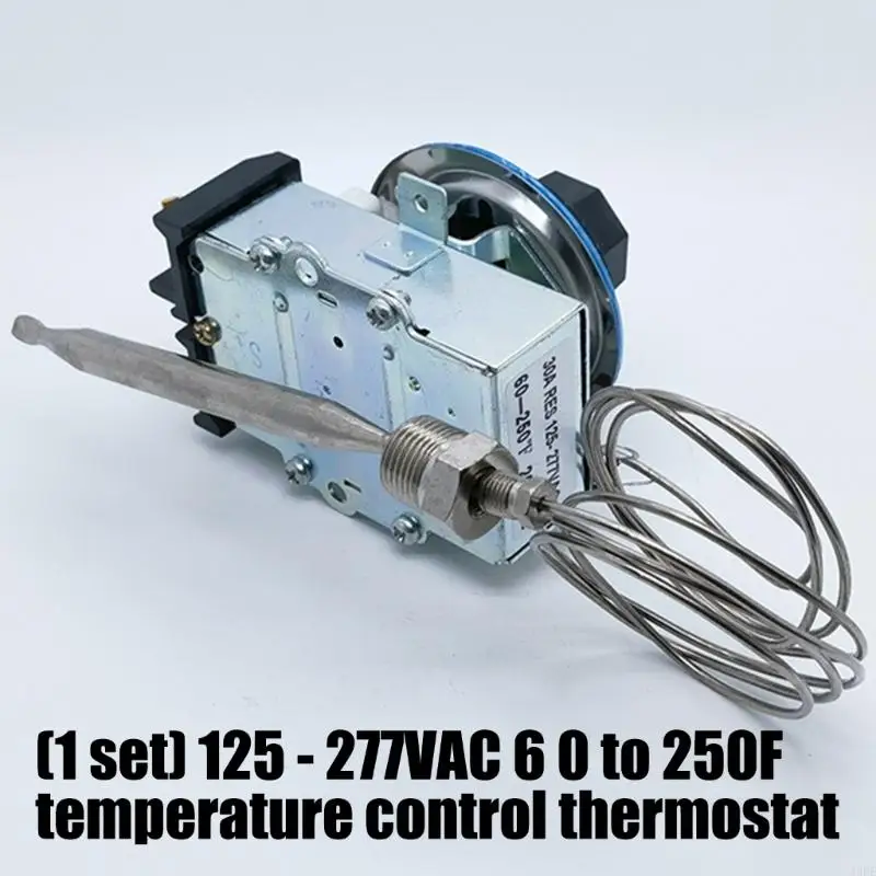 J6PE Multifunctional Aluminum Gas Heater Thermostat Supporting 125-277VAC Suitable for Precisions Temperature Control