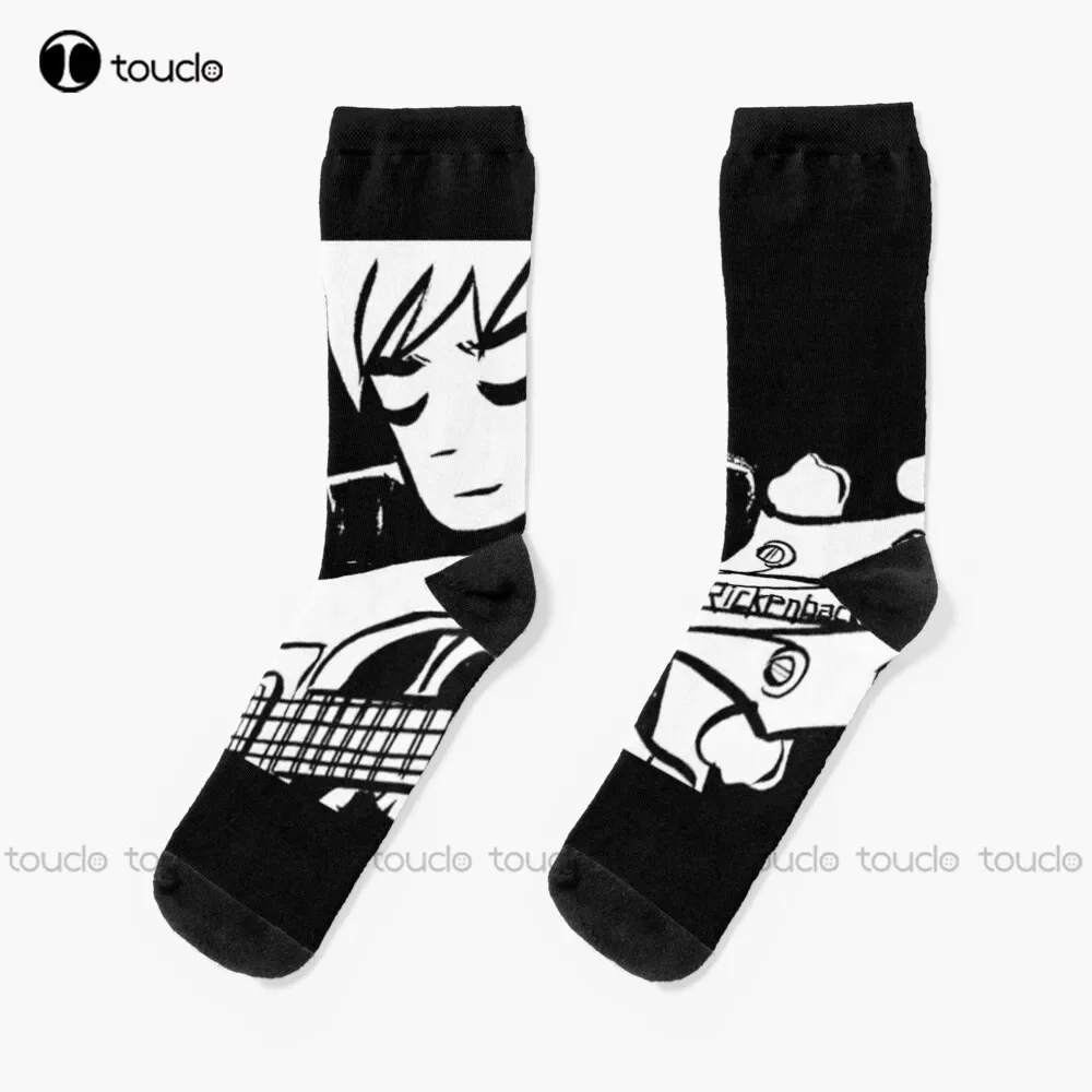 

Носки Scott Pilgrim B&W, белые длинные носки, персонализированные носки унисекс для взрослых и подростков, молодежные носки, рождественский подарок, высокое качество HD