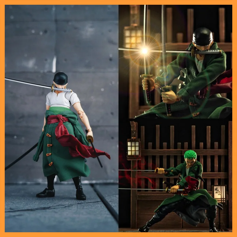 

1/12 Scale Green Long Sleeved Cloth Jacket With Horn Buckle Decoration Red Belt Fit 6inch Action Figure Model Toys