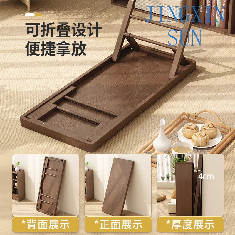Folding coffee table living room household small apartment table bedroom balcony small tea table simple and modern