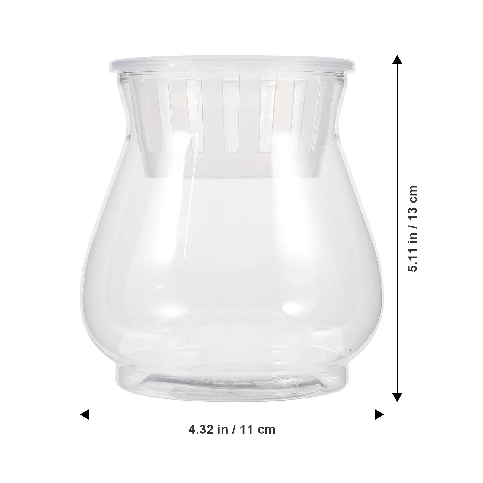 Desktop Small Plastic Fish Tank Transparent Fall Resistant for Goldfish Betta Turtles Office Home Decor Clear Aquarium Breeding