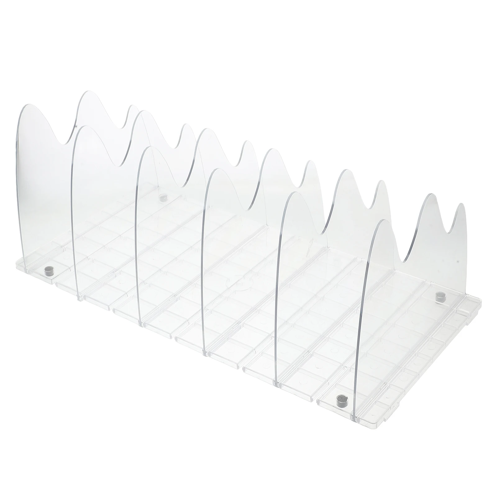 

Clear Acrylic Shelf Dividers 12 Inch Adjustable Closet Organizers For Purse Storage Bookshelf Divider Home Organization