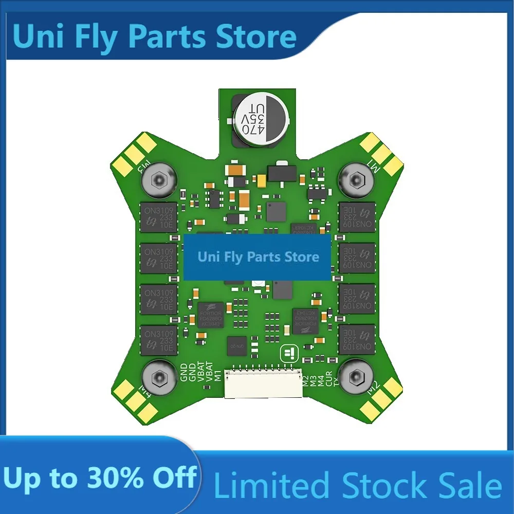 IFlight BLITZ Full Pre-Wired F722 FC & 8Bit E55S ESC Stack Kit, 30.5X30.5 Mount Dual 5V/9V BEC For 5/6inch Freestyle RacinUniFly