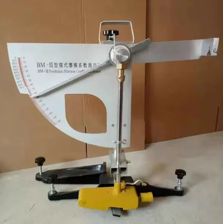 British Pendulum Tester Pendulum Friction Tester Pavement Skid Resistance Tester Portable Floor Slip Test Device Factory Direct