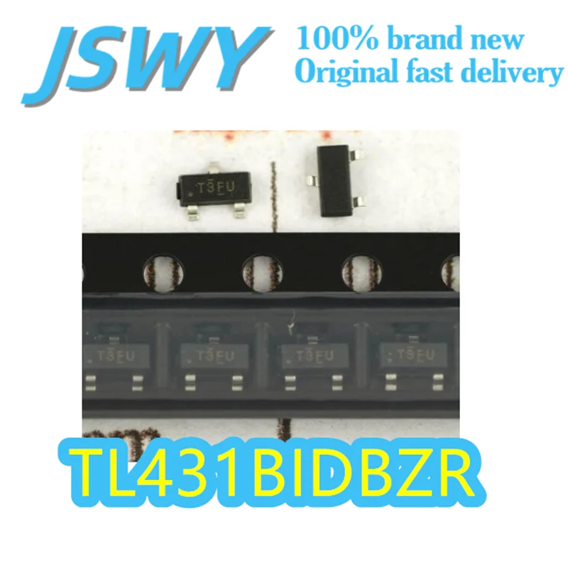 

(10/100 pieces) TL431BIDBZR Silk Print T3FU SOT-23-3 Adjustable Precision Parallel Regulator Chip Quick Shipping Electronics