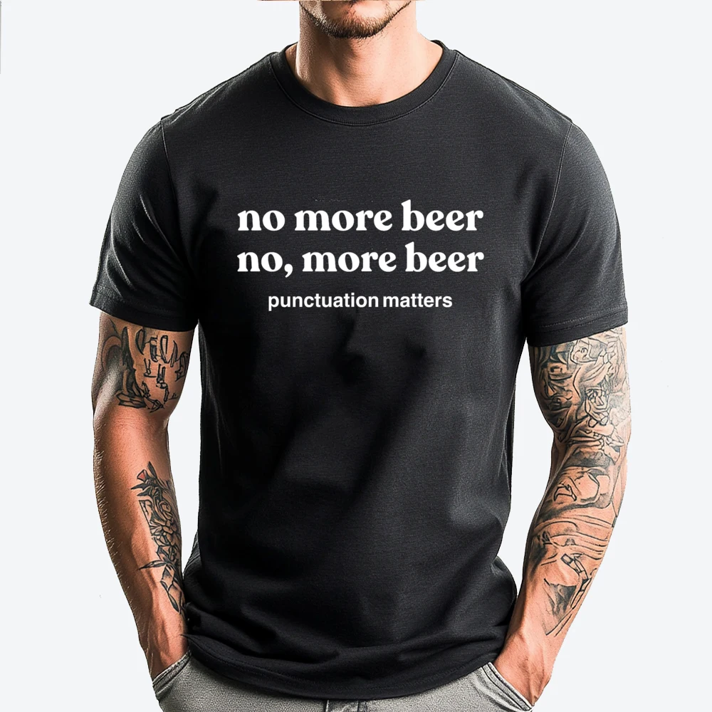 Funny Beer Drinking Gifts Men More Beer Mens Designer Clothes Fall T-Shirts Tops T Shirt Funny Shirts Couples Men's Clothing