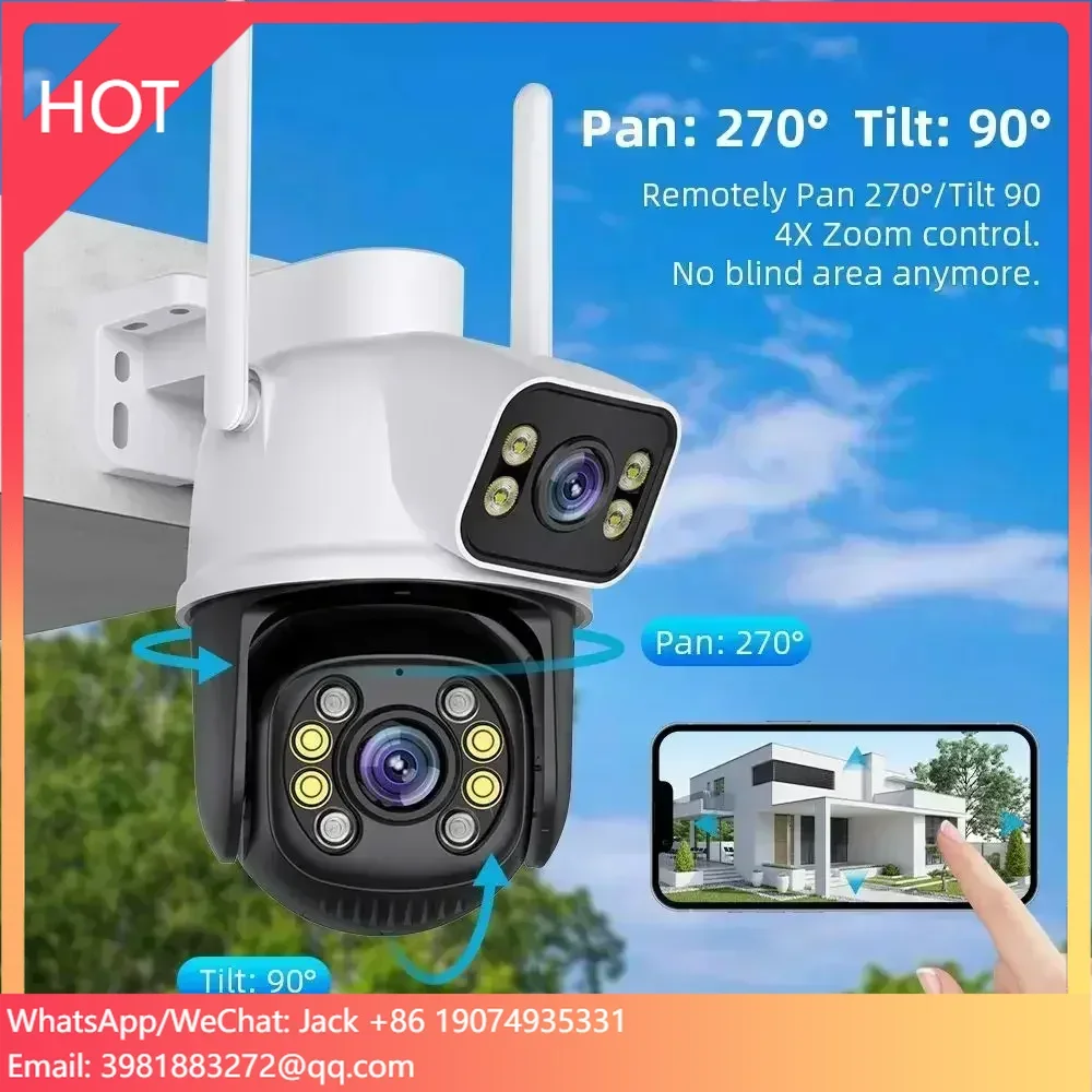 

Icsee Xmeye 6MP 4CH Wireless Home Security Camera System Wifi Ptz Network Wireless Nvr Kit Home Cctv System Wifi IP Camera Kit