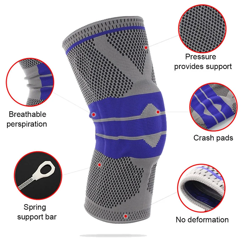 Hinged Sports Pads Elastic Support For Patellar Tendon And Meniscus Injuries Basketball Volleyball Rugby Kneepad Joint Protector