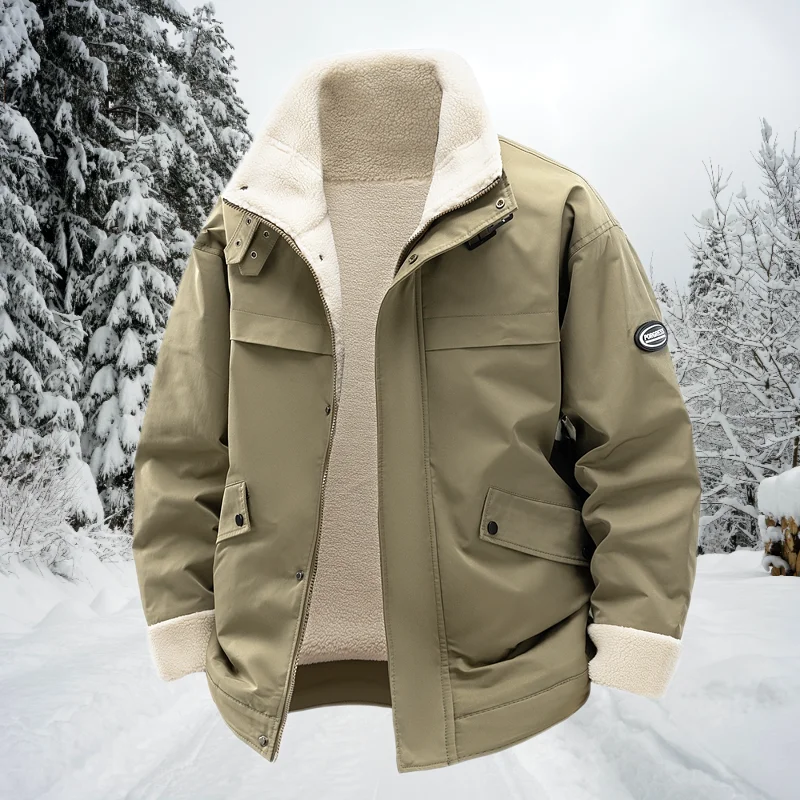 

Зимняя шерстяная флисовая рабочая одежда, мужская термофлисовая тактическая спортивная куртка, мужские военные софтшелл, походные уличные куртки-карго