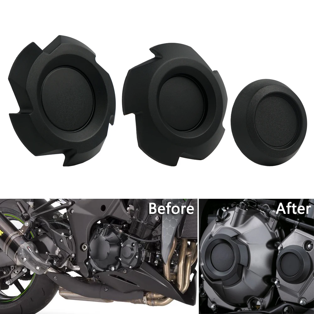 

Motorcycle ABS Engine Protective Cap for Kawasaki Z1000 Z1000R Z1000SX 2010-2020 Ninja 1000 Engine Stator Guard Cover Protectors