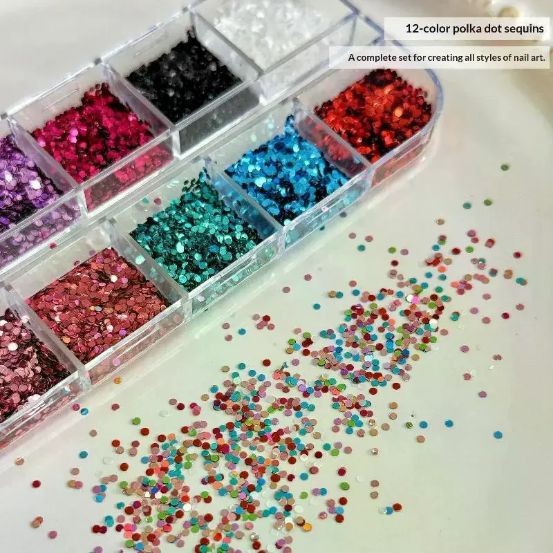ウェーブポイント混合ネイルグリッタースパンコールカラフルなレ - Art & Craft Photos のレビューと価格