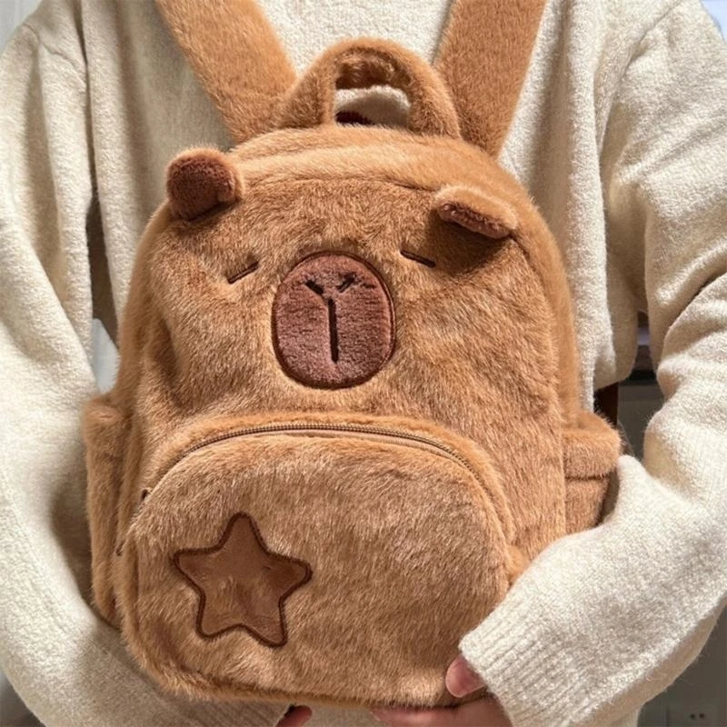 X7XC Child Plush Dolls Backpacks Girl Small Backpacks Teen Backpacks