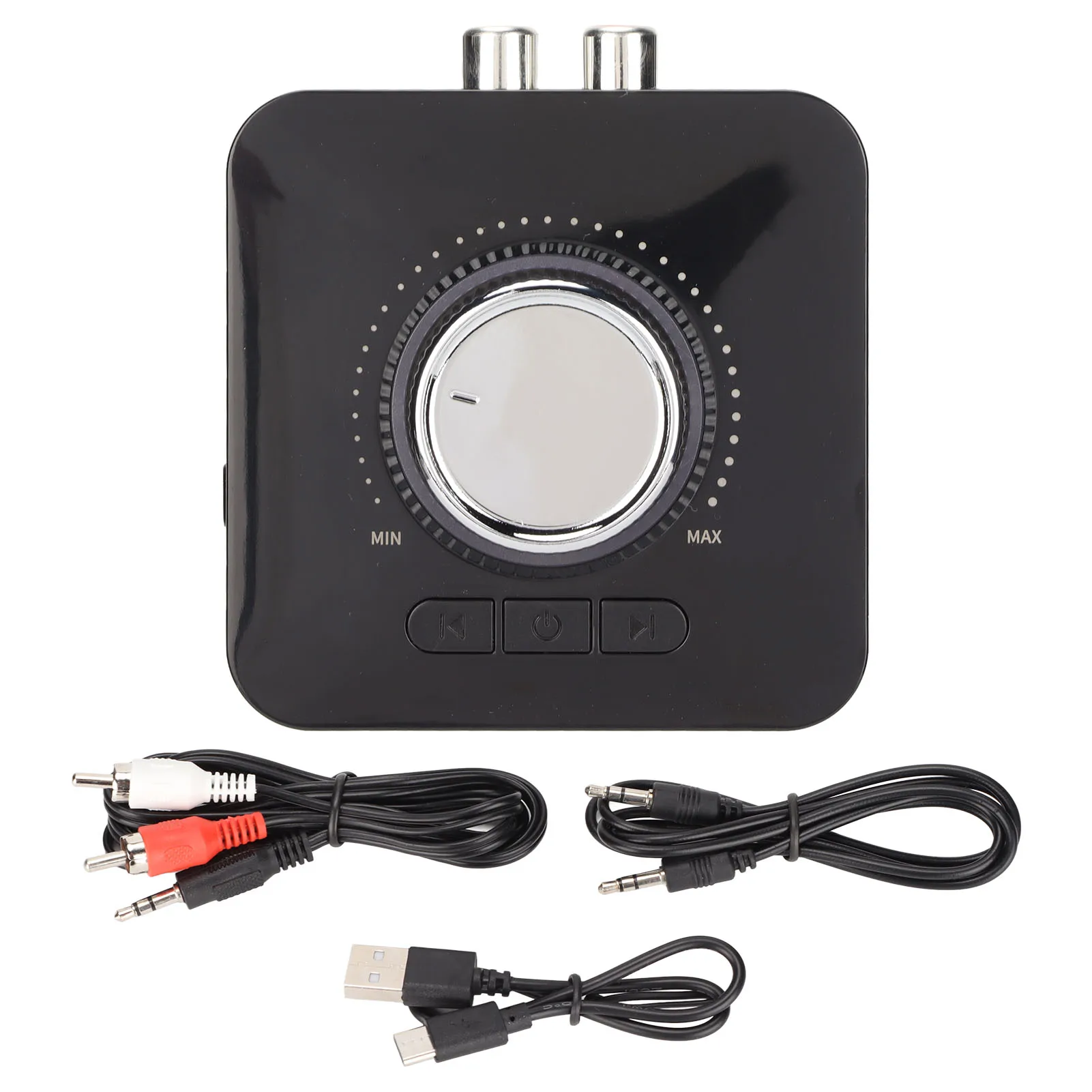 Receiver Wireless Sound Adapter 2 in 1 LED Digital Display Small Hands  Rechargeable with HD Mic for Phone for TV