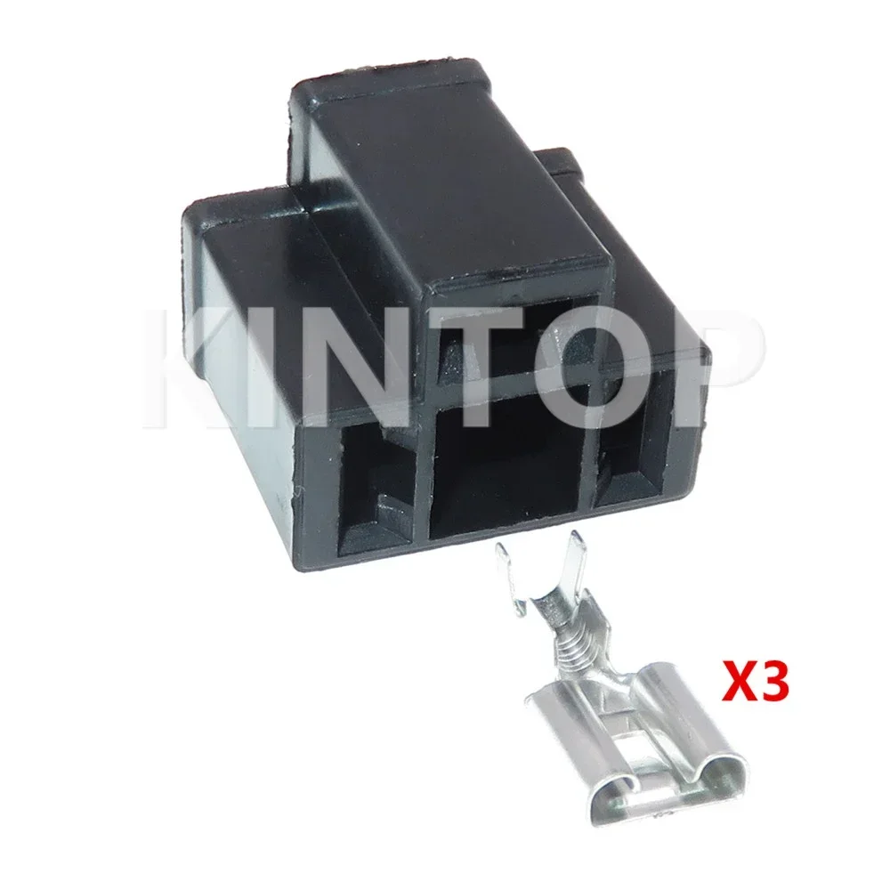 1 Set 3 Pins Car High Power Unsealed Connector Automobile Xenon Light AC Assembly H4 HID Lamp Wiring Terminal Socket