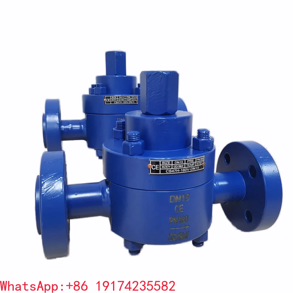 

12Cr1MoV SS304 Carbon Steel PN160 DN15 Flange Bimetal element Steam Trap Valve