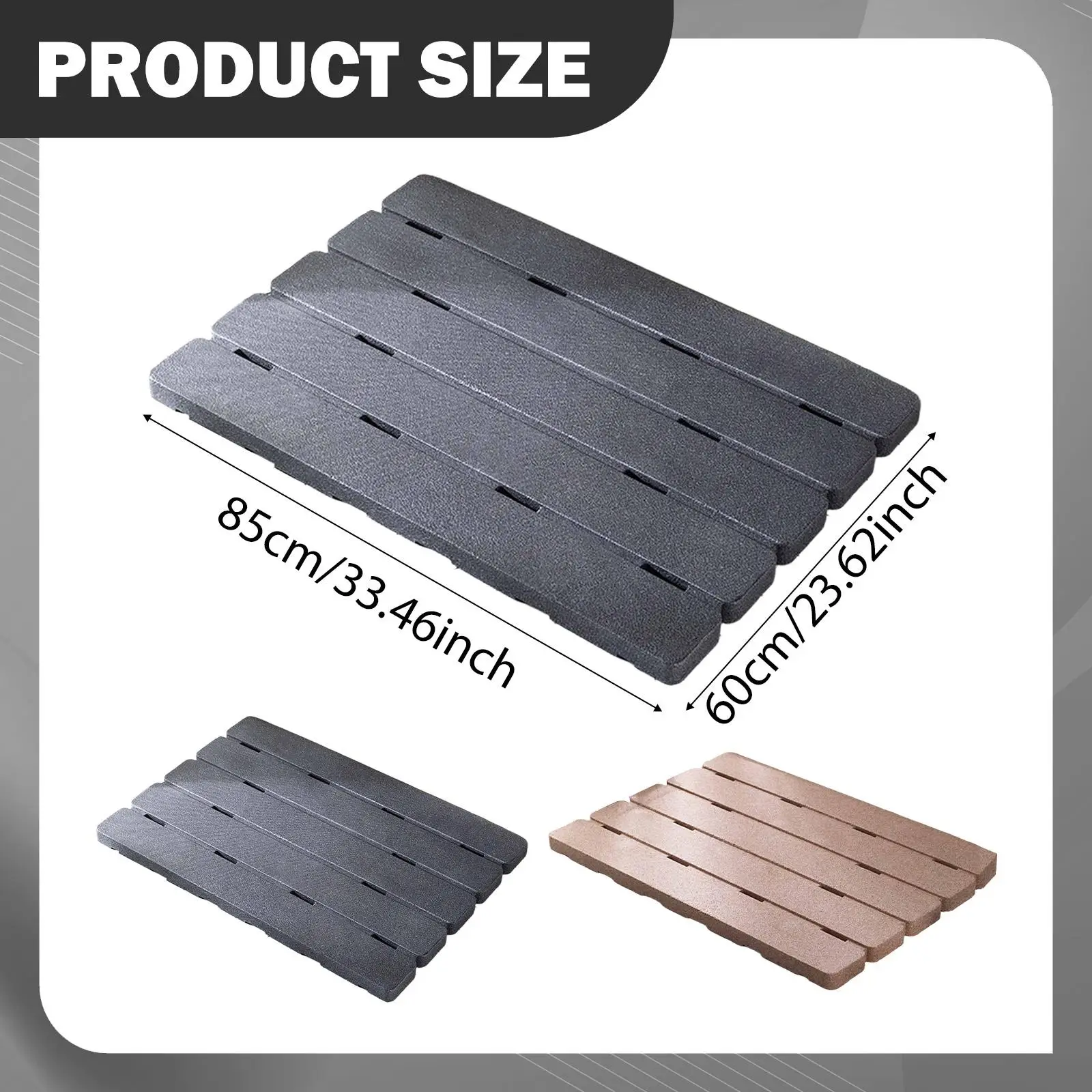

Bathroom Bathtub Anti Slip Mat Non Slip EPP Floor Carpet Easy Clean for Home Dorm Laundry Room