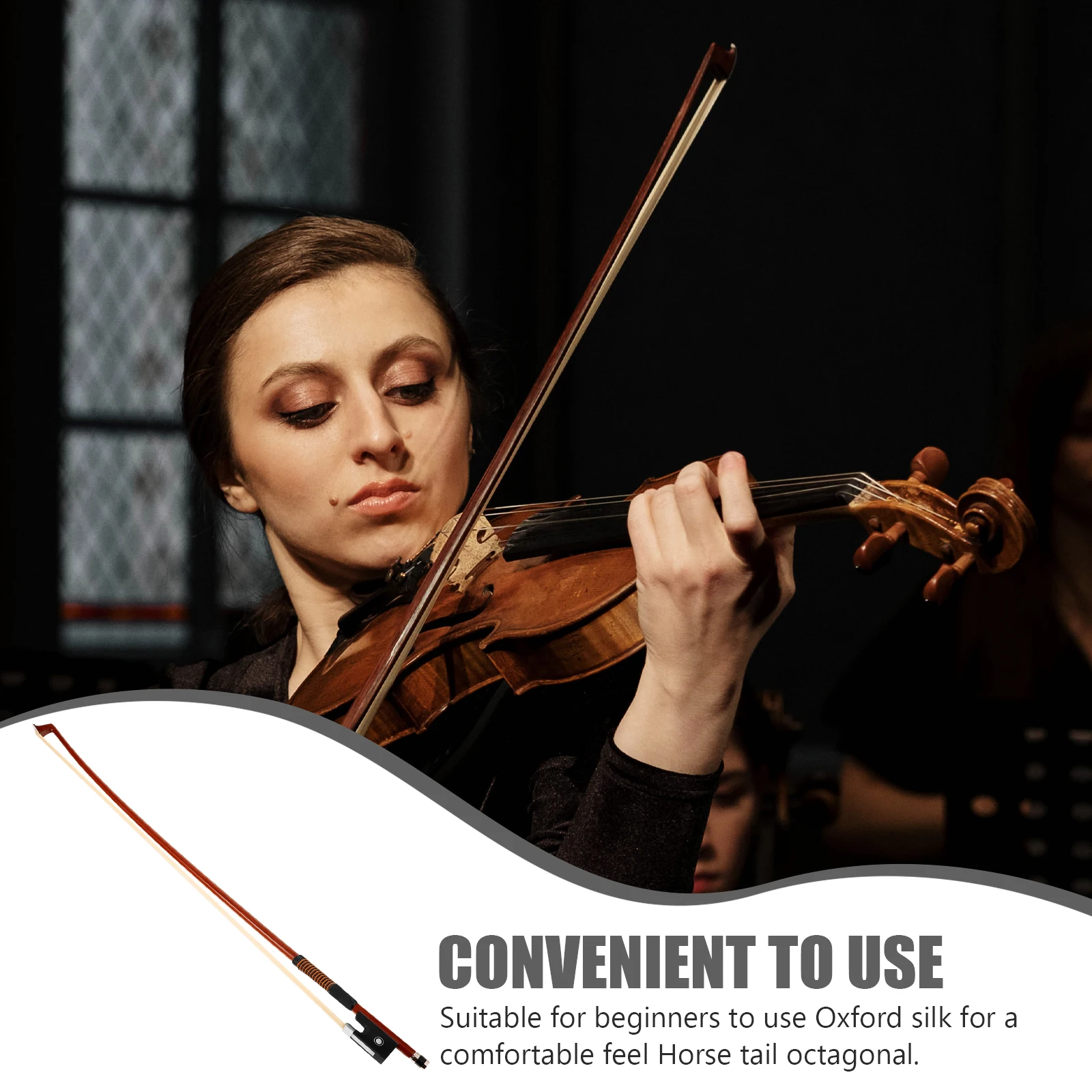 

Violin Hair 1 4 Size Well Replacement Parts Accessories Practical Useful Instrument